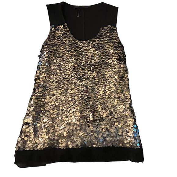Givenchy Scoop Neck Sequin Sleeveless Top EUC - Picture 2 of 5